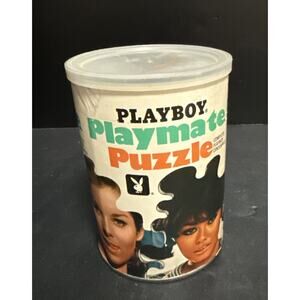 Playboy Playmate Jigsaw Puzzle Miss December Cynthia Meyers 1967 Vintage